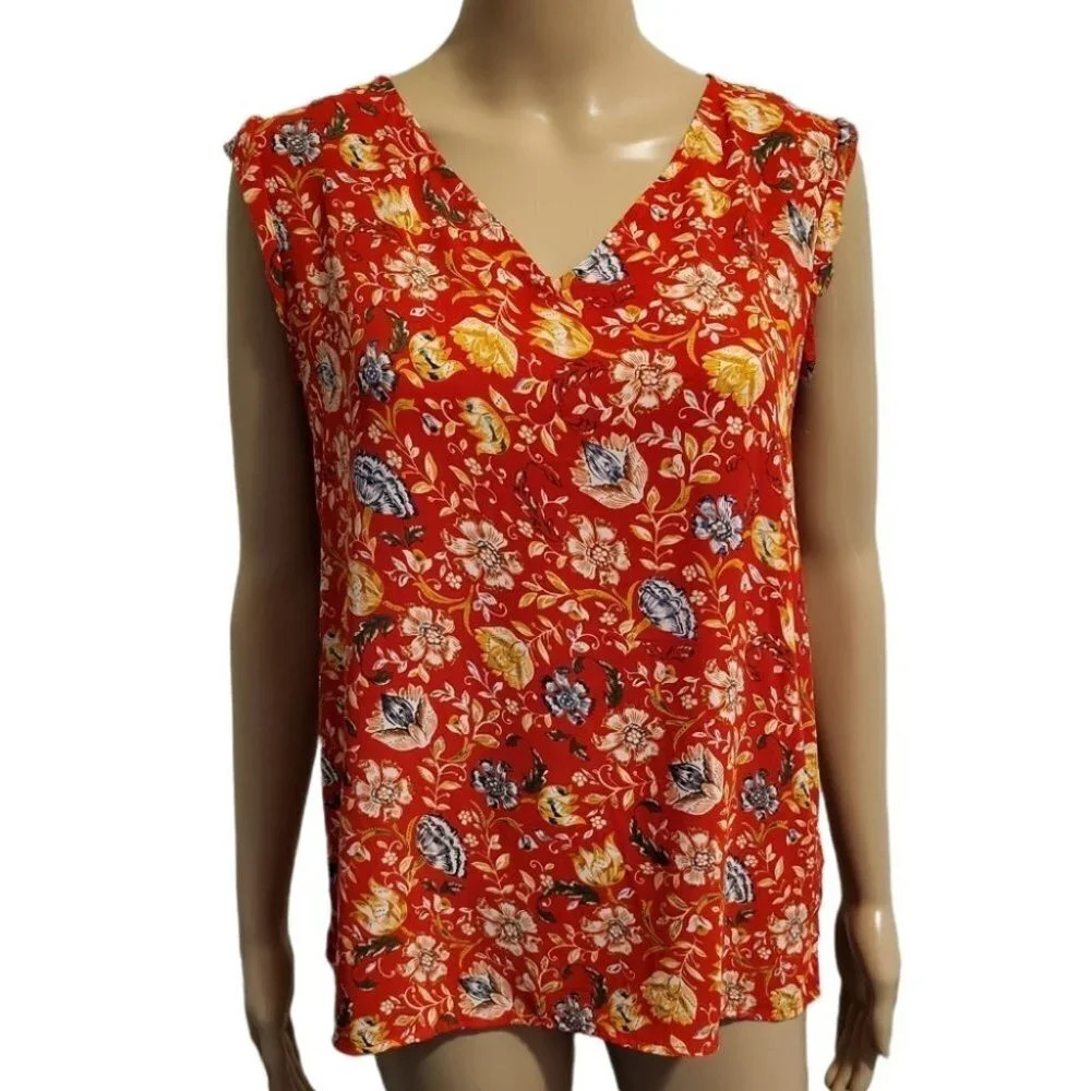 Women's 'Cut Out' Sleeveless Blouse by Premise (Size XS)